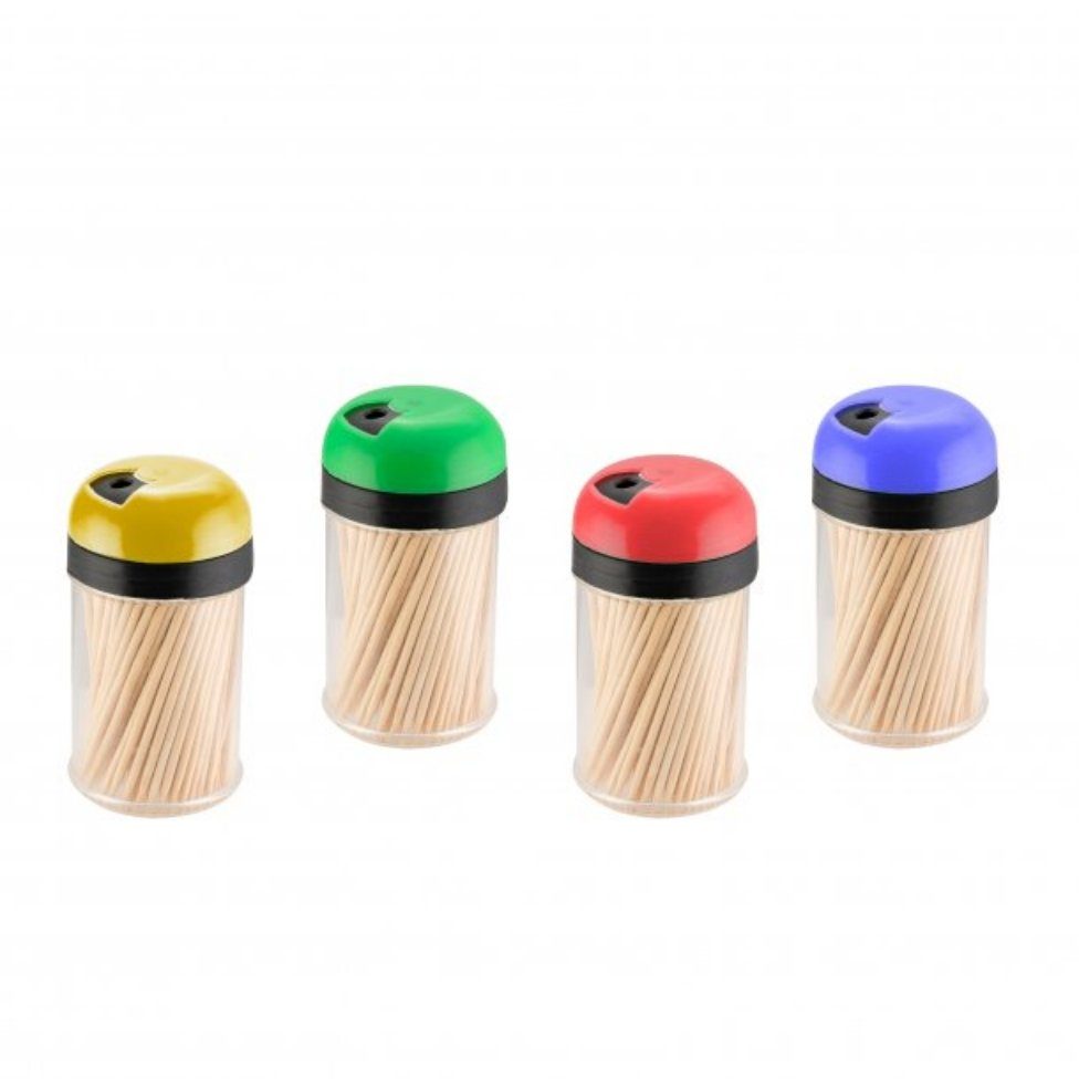 axentia Zahnstocherspender Zahnstocher, Bambus, 200 Stück 200761, (1-tlg)