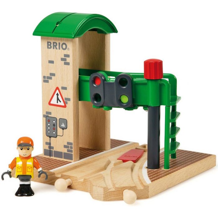 BRIO® Spielzeugeisenbahn-Gebäude BRIO® WORLD Signal Station FSC®- schützt Wald - weltweit