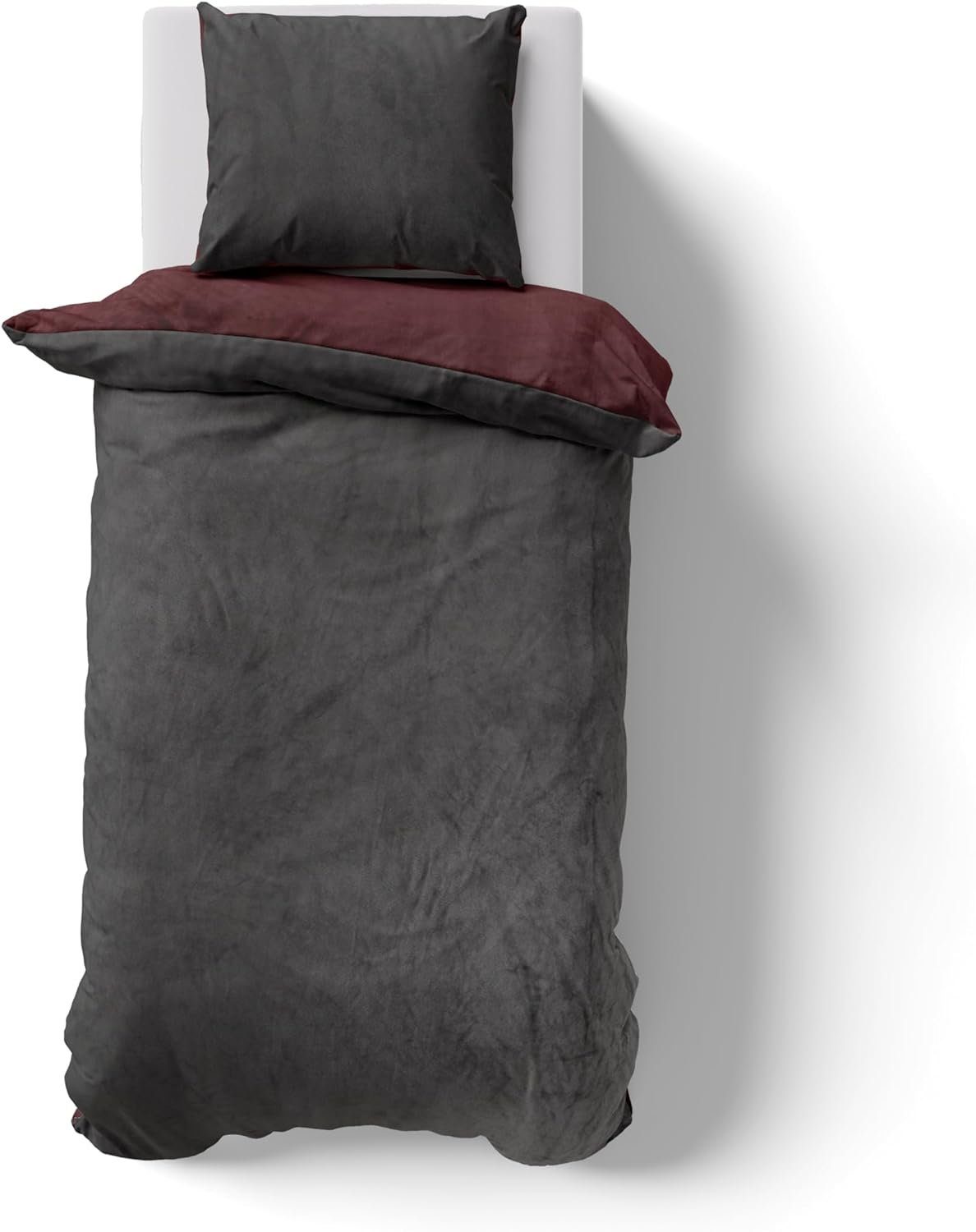 Hometex Premium Textiles Bettwäsche Teddy Cashmere Touch Bettwäsche - Winter- & Wendebettwäsche, Besonders weich, kuschelig & warm – Bild 3 von 5