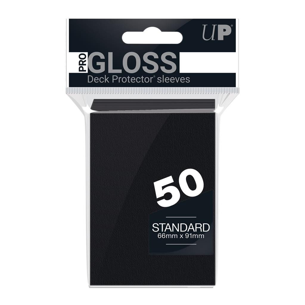 UltraPRO Sammelkarte 50 Standard Sleeves - Gloss - Black