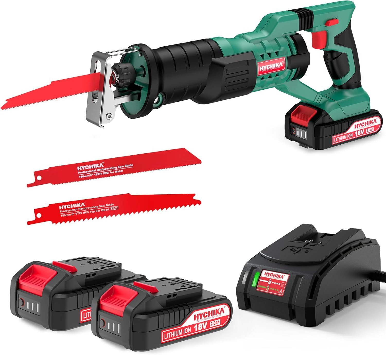 HYCHIKA BETTER TOOLS FOR BETTER LIFE Säbelsäge Hychika Akku-Säbelsäge, 18 V, 1-St.