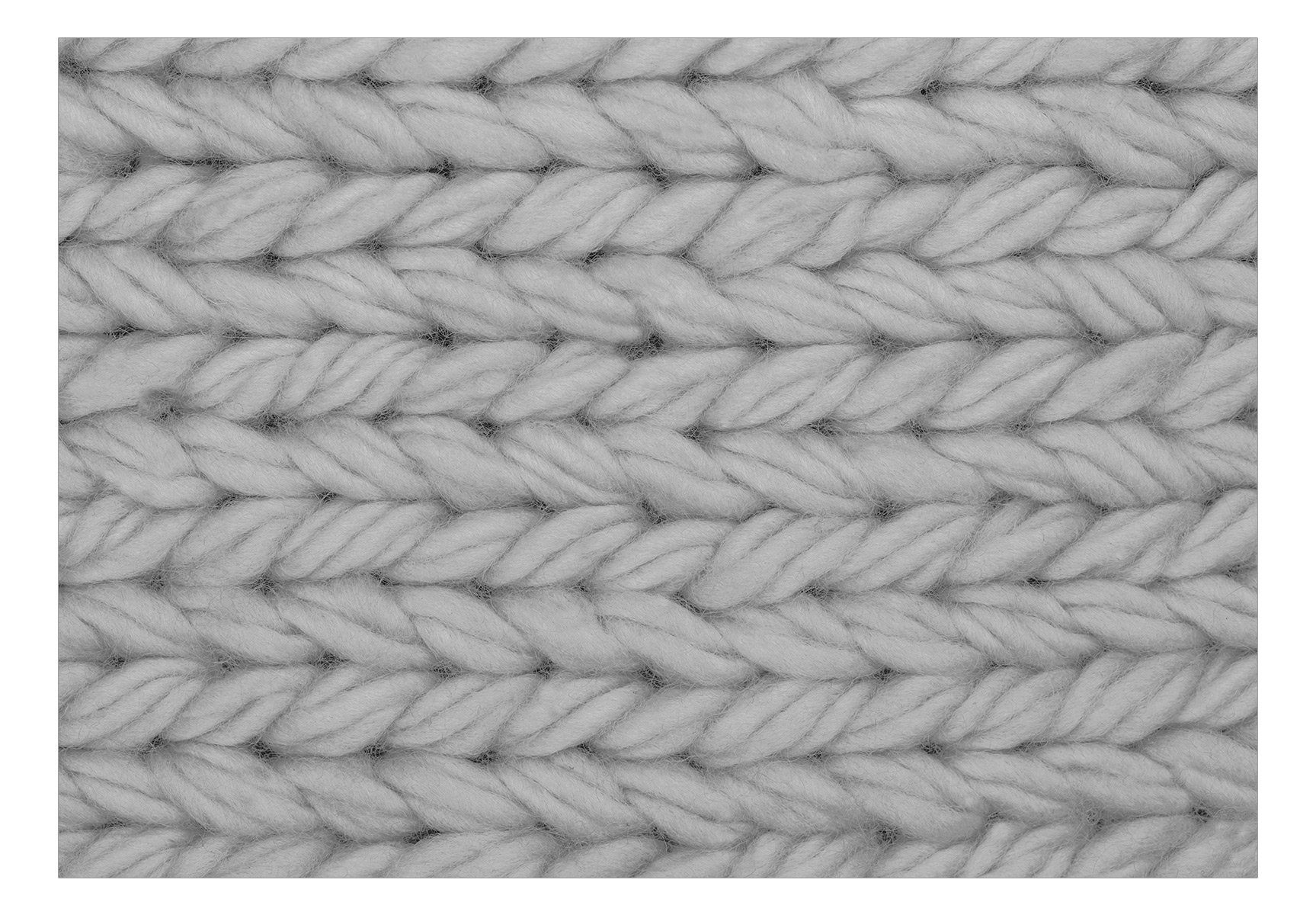 KUNSTLOFT Vliestapete Real Wool lichtbeständige 1x0.7 m, Design - Tapete Variant halb-matt, Second