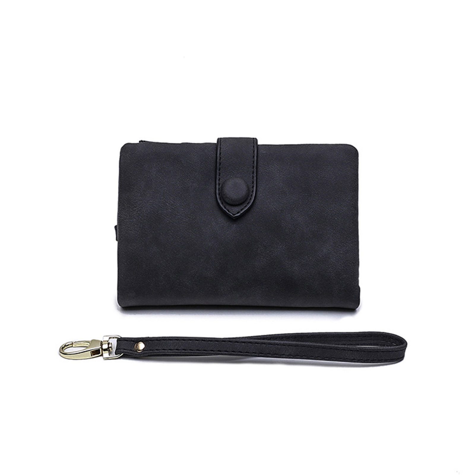 HAUSS SPOLE Geldbörse Geldbeutel Damen mit Bargeld/ID/Kreditkarte Halter Portemonnaie Damen (Mini Frauen Handtasche Ledergeldbörse Brieftasche, 1-tlg., mit RFID, Slim Wallet, Kreditkartenetui, Kartenhalter), Geld Beutel mit Kartenfäche und Münzfach 13.5 x 9.5 x 3 cm