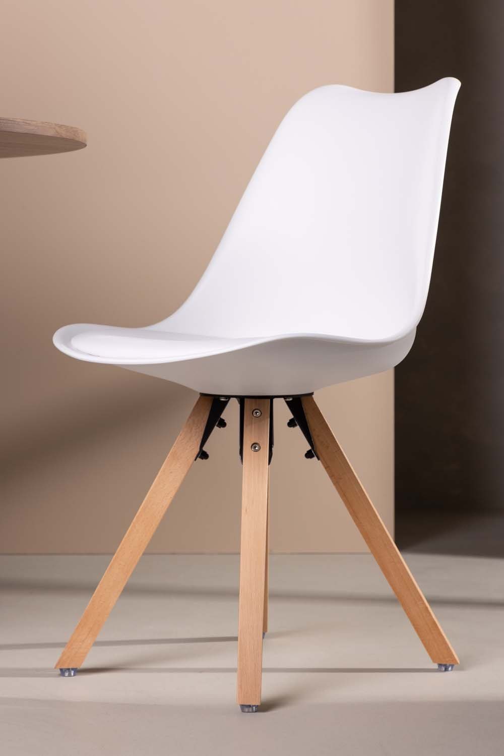 ebuy24 Esszimmerstuhl 2er Set Zeno Esszimmerstuhl weiß. (2 St)