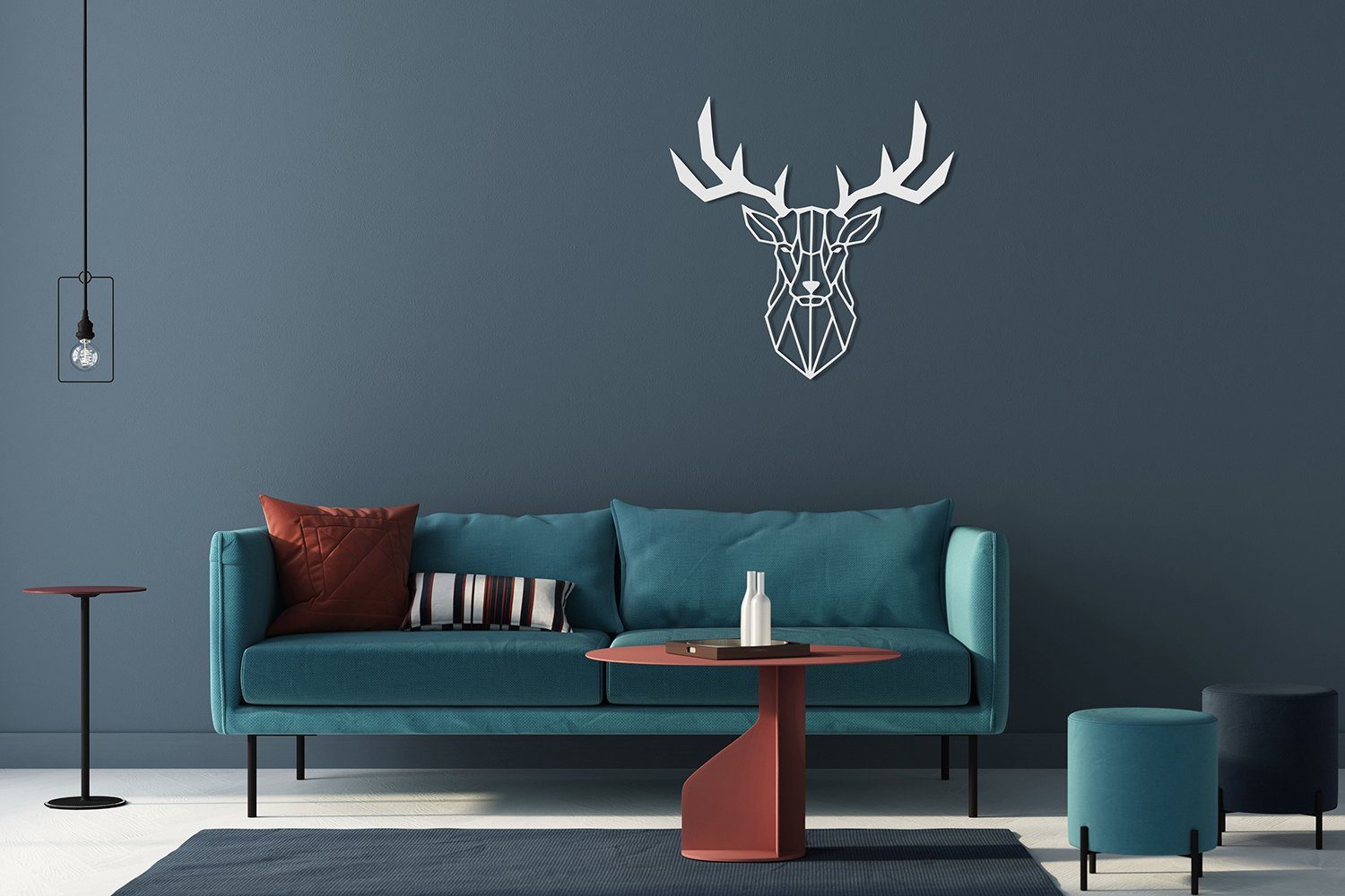 teileplus24 Wanddekoobjekt DS07 Wanddeko Metall Wandbild günstig online kaufen