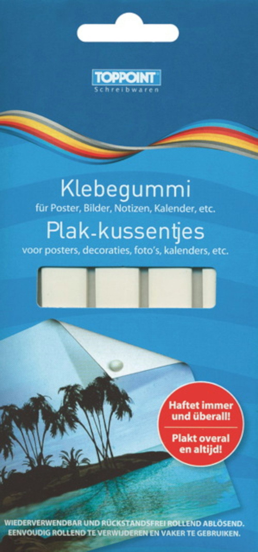 Stylex Schreibwaren Klebepad Klebestrips Klebegummi Haftklebegummi günstig online kaufen