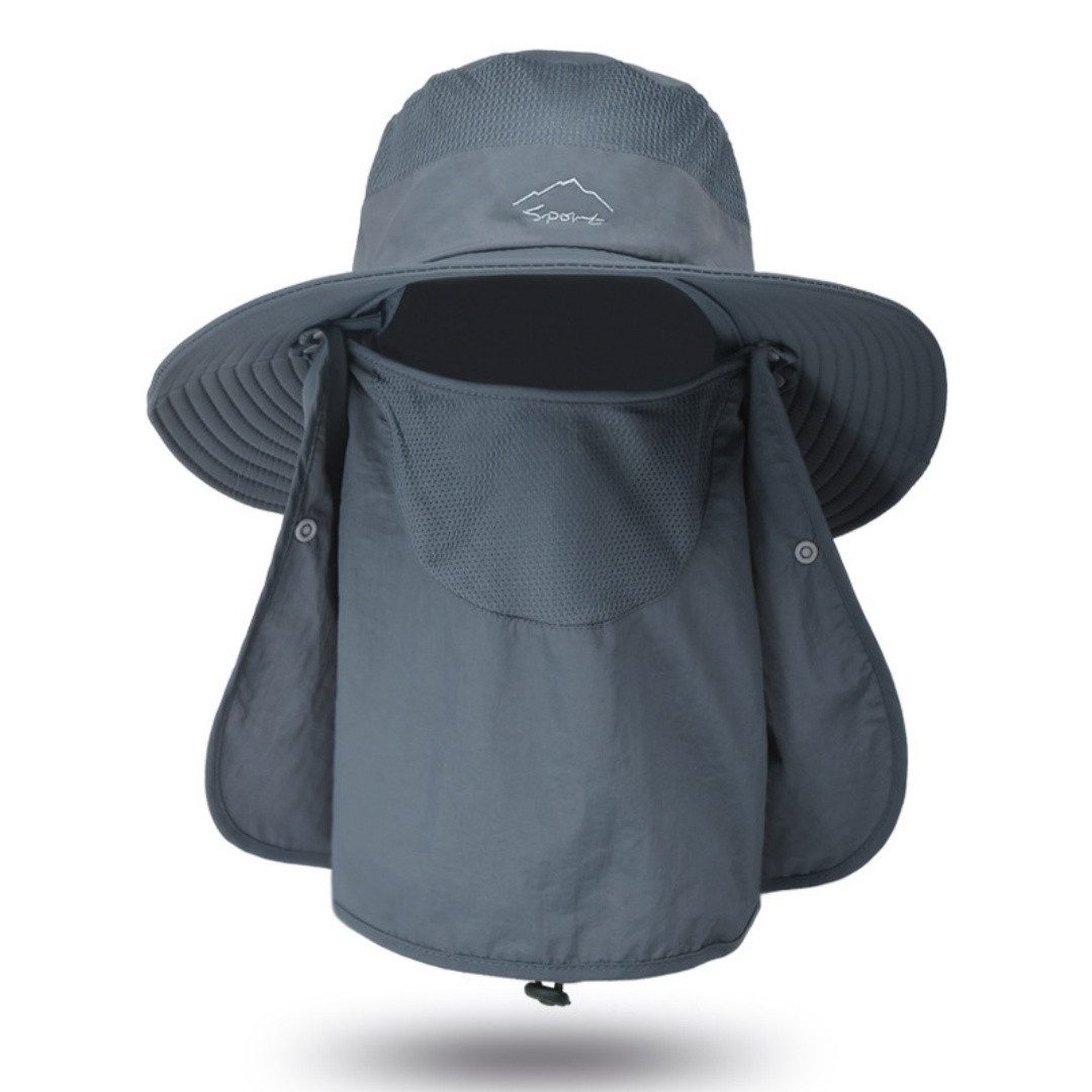 Sonnenhut Fischerhut mit Nackenschutz Sonnenschutz Hut faltbar Outdoor