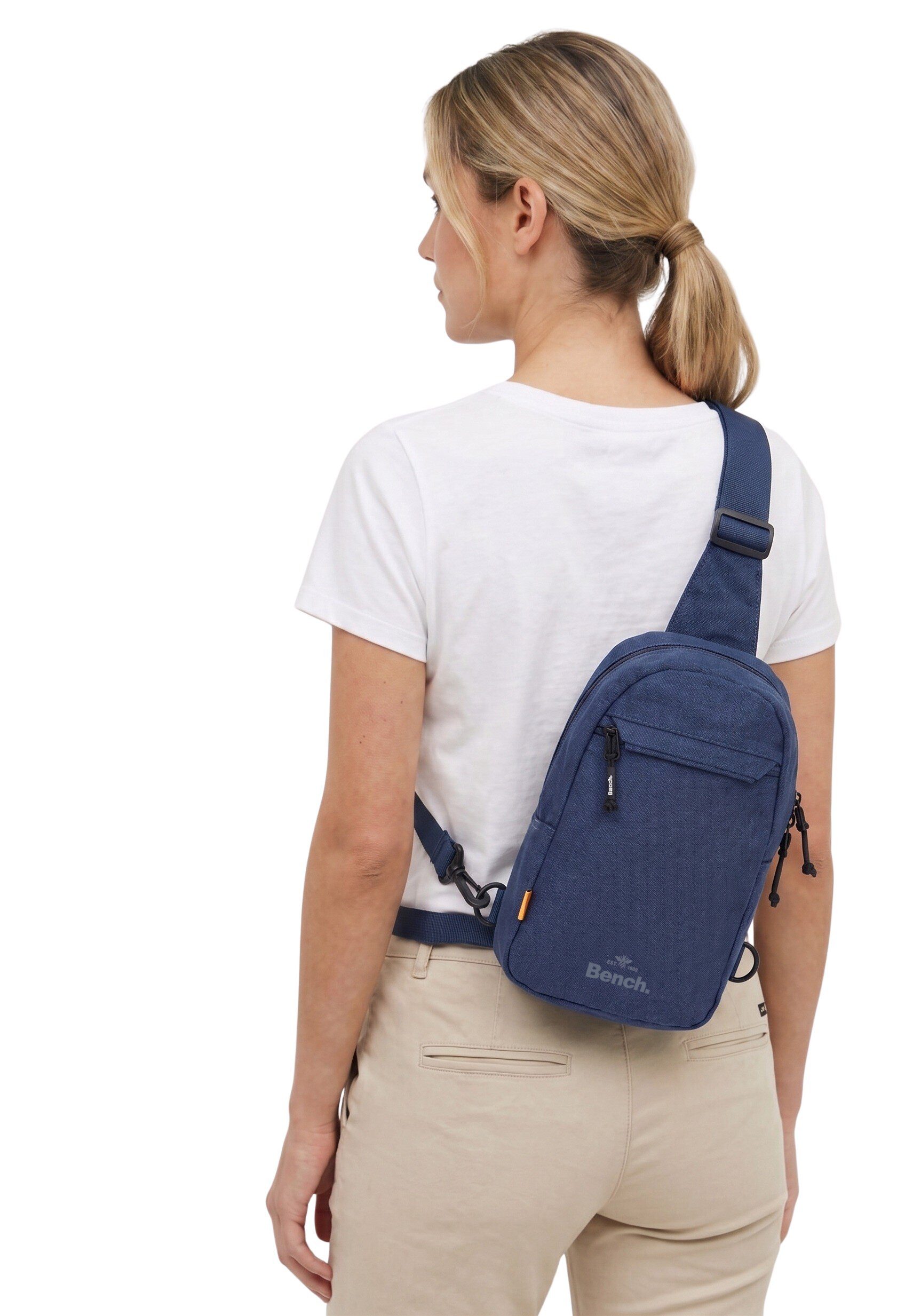 Bench. Umhängetasche Rucksack Crossbody Sling Bag Damen Herren klein, Fahrrad Tasche Konzert Festival Bag Umhängetasche + Etui – Bild 3 von 5