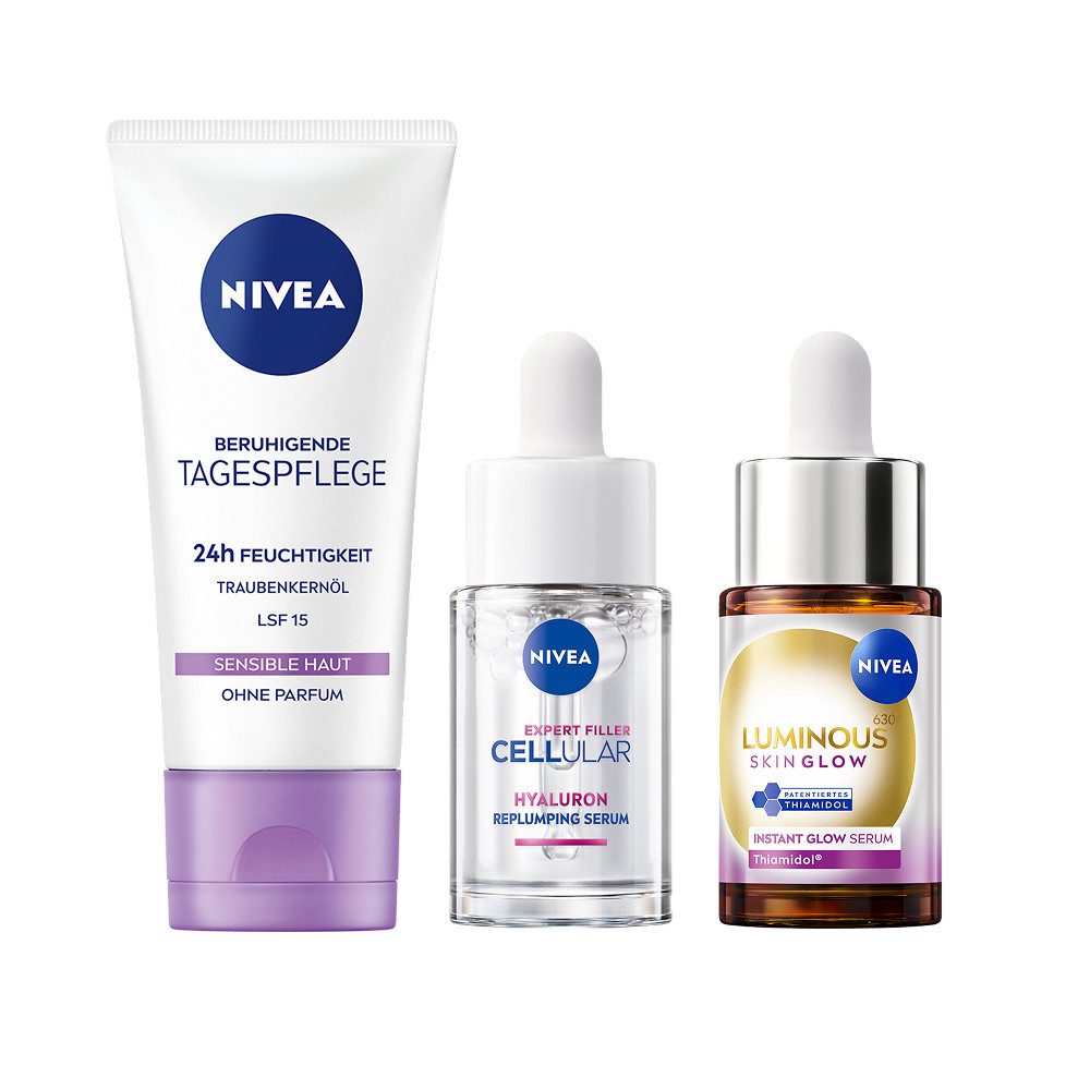 Gesichtsserum Instant Serum+ Expert Filler Hyaluron Replumping Serum + Tagespflege