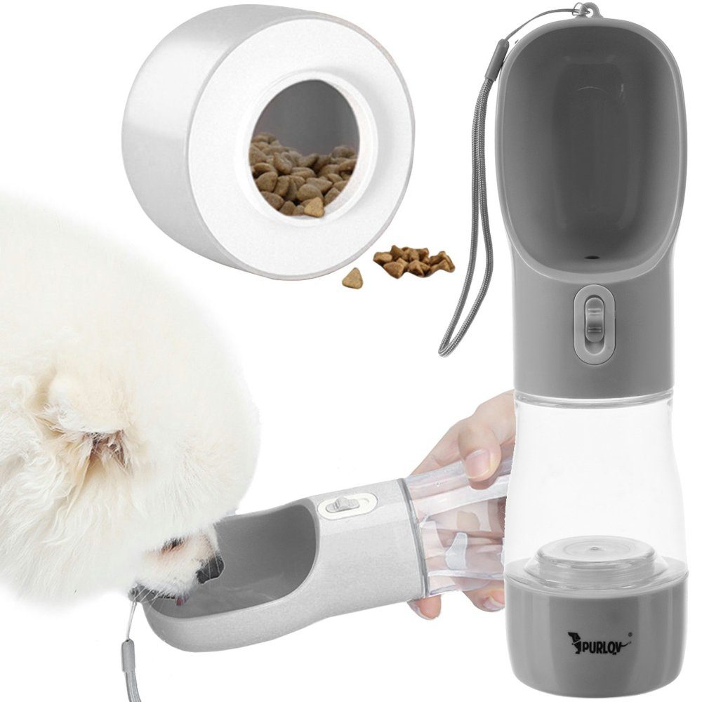 Wasserspender 3-in-1-Wasserflasche Hunde oder Katzen