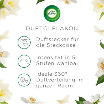 Air Wick Duftöl Flakon (Spar-Pack, 6-St., Nachfüller Blooming Garden), Süßlich floraler Raumduft, Duft: Jasmin
