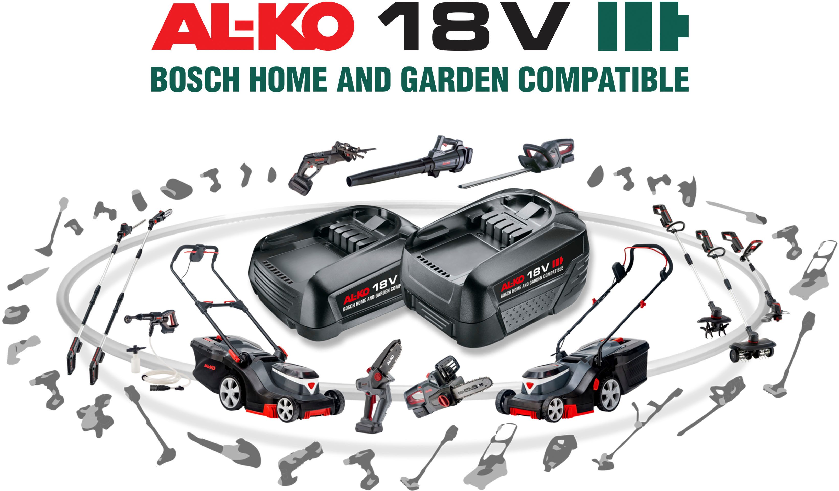 AL-KO Akkurasenmäher 32.1 Li, 32 cm Schnittbreite, zentrale Schnitthöhenverstellung, ohne Akku und Ladegerät