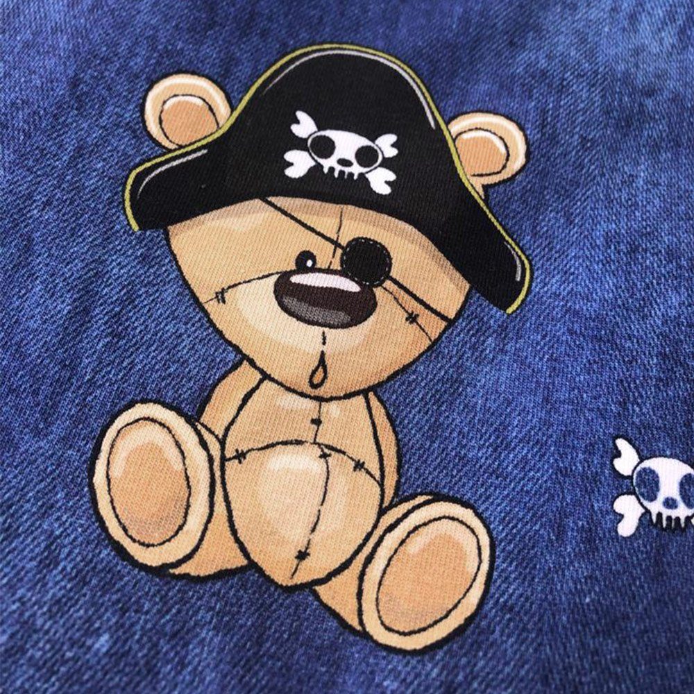 Land-Juwelen Strampler TEDDY PIRAT BLAU Strampler