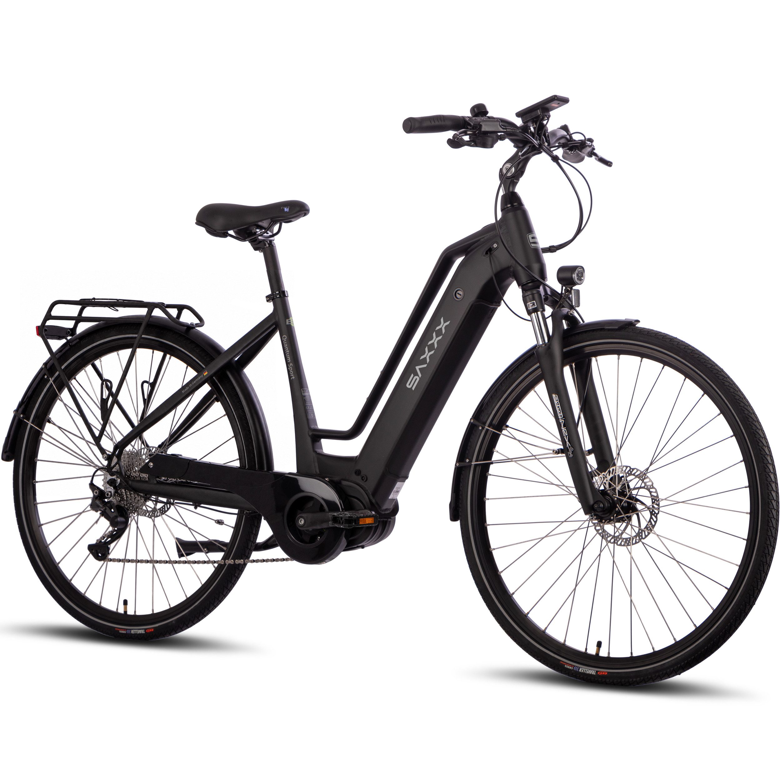 E-Bike Cityrad 20 Zoll für Damen und Herren, Mittelmotor, bis zu 100km