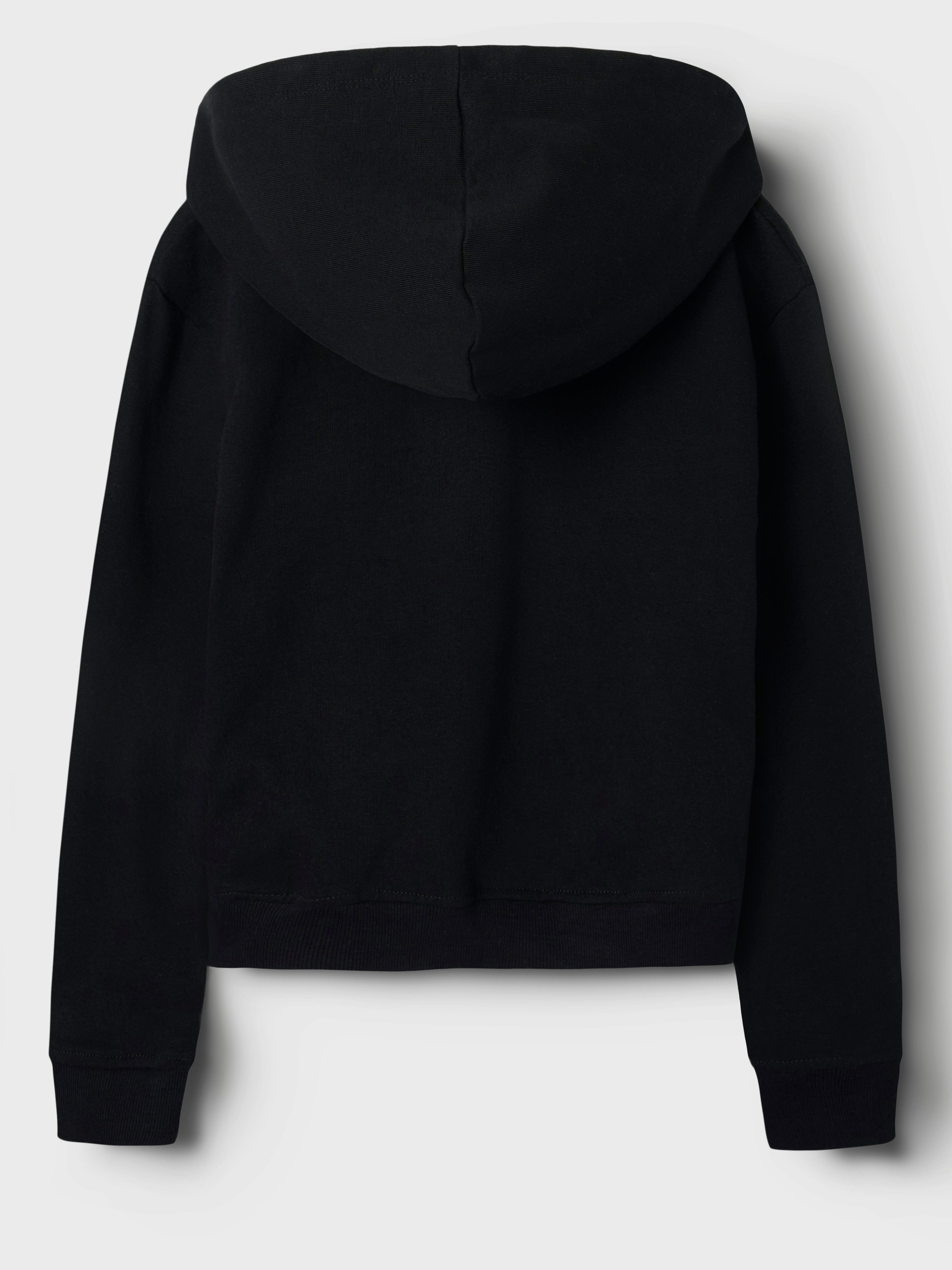 Name It Kapuzensweatjacke NKFMILLE SHORT NREG SWE CARD WH UNB NOOS