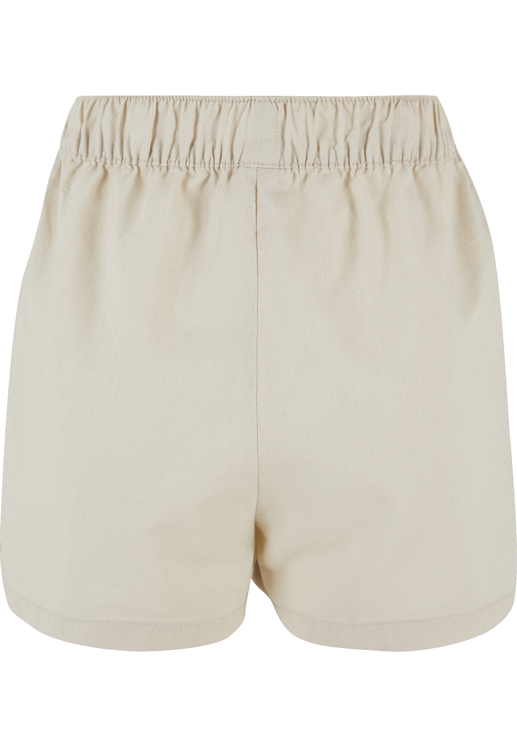URBAN CLASSICS Shorts Urban Classics Damen Ladies Linen Mixed Boxer Shorts (1-tlg)
