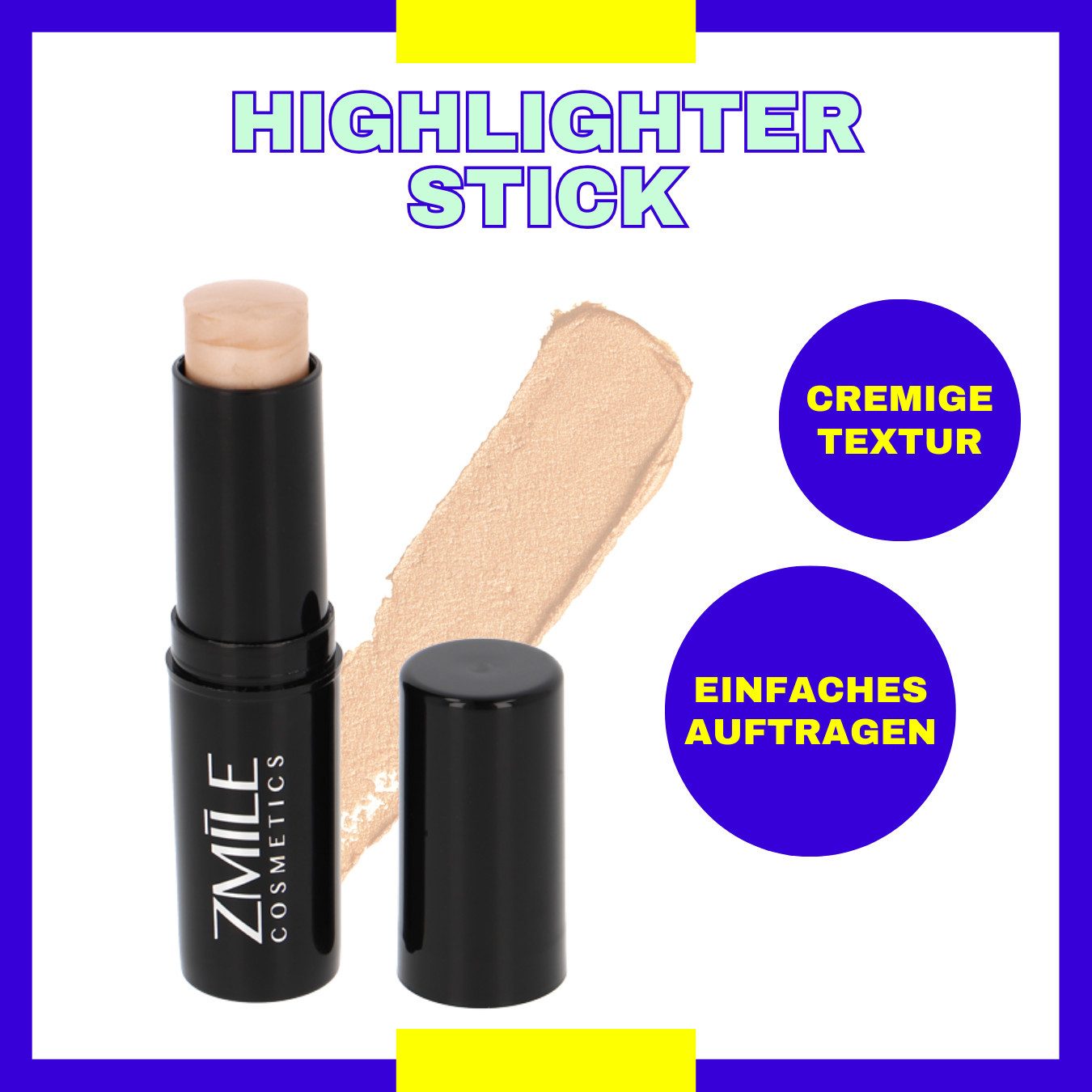 ZMILE COSMETICS Highlighter Stick - vegane Kosmetik, 1-tlg.