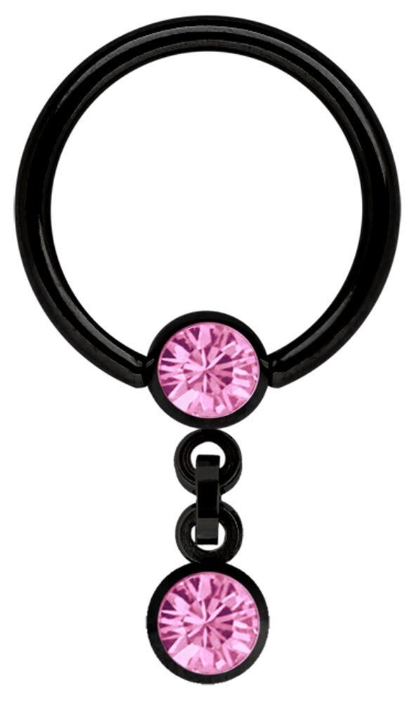 Adelia´s Intimpiercing Piercing - Intimpiercing 316L Stahl Zirkonia, mit Zirkonia, Ø 10 mm, 316L Stahl