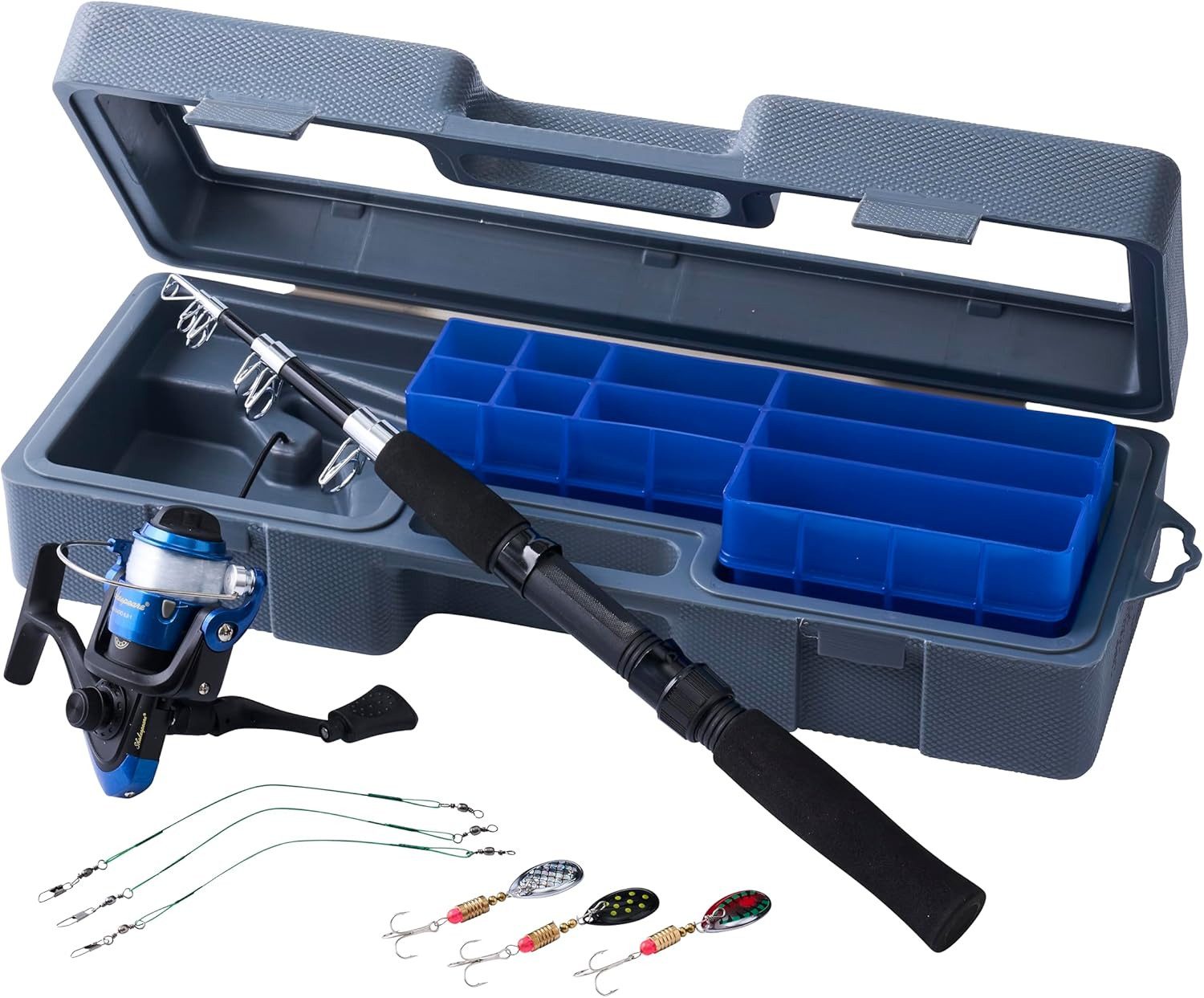 Forellenrute Shakespeare Firebird Travelmate SET - Rute 190/46 cm Rolle 2000