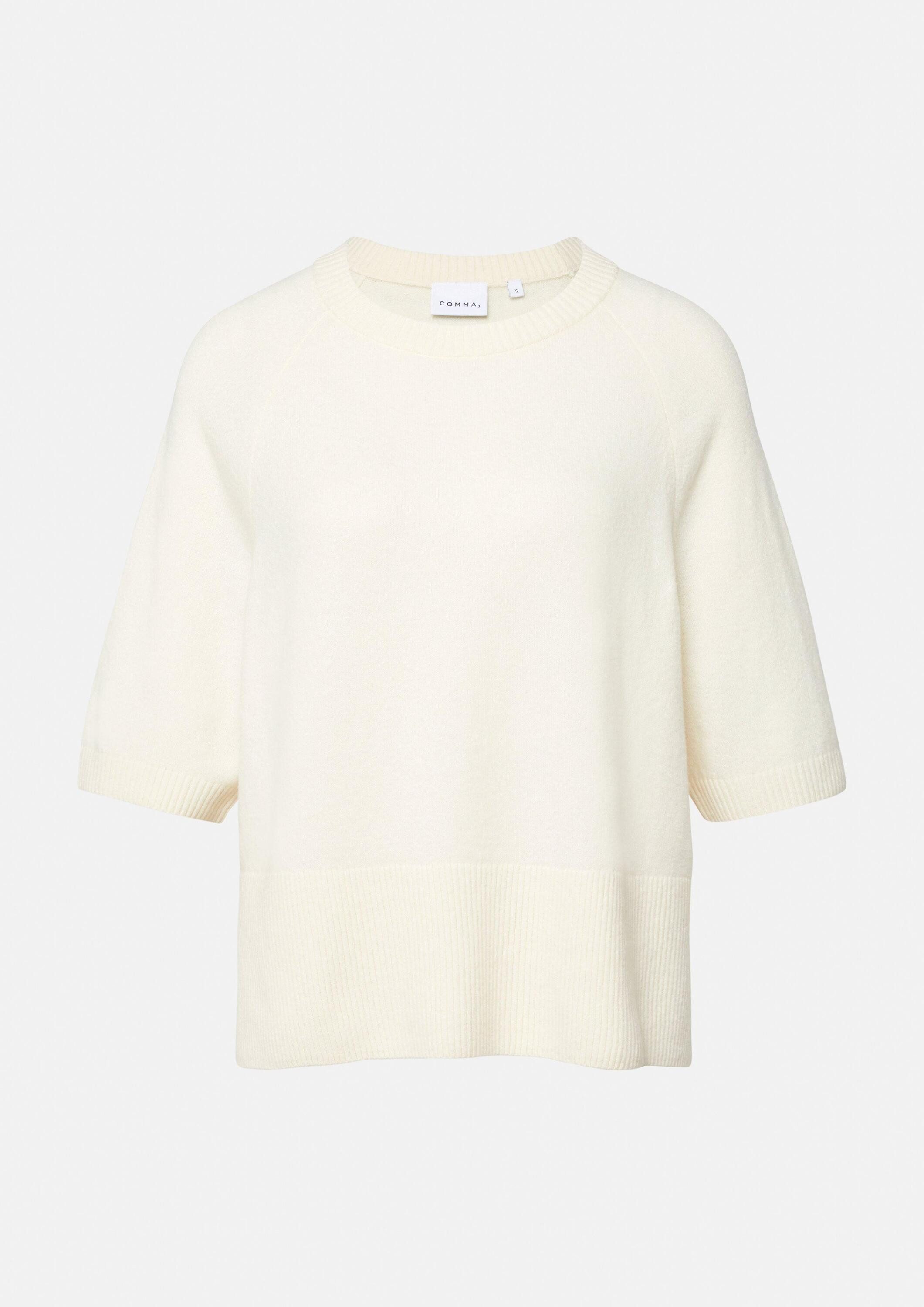 Kurzarmpullover Strickpullover
