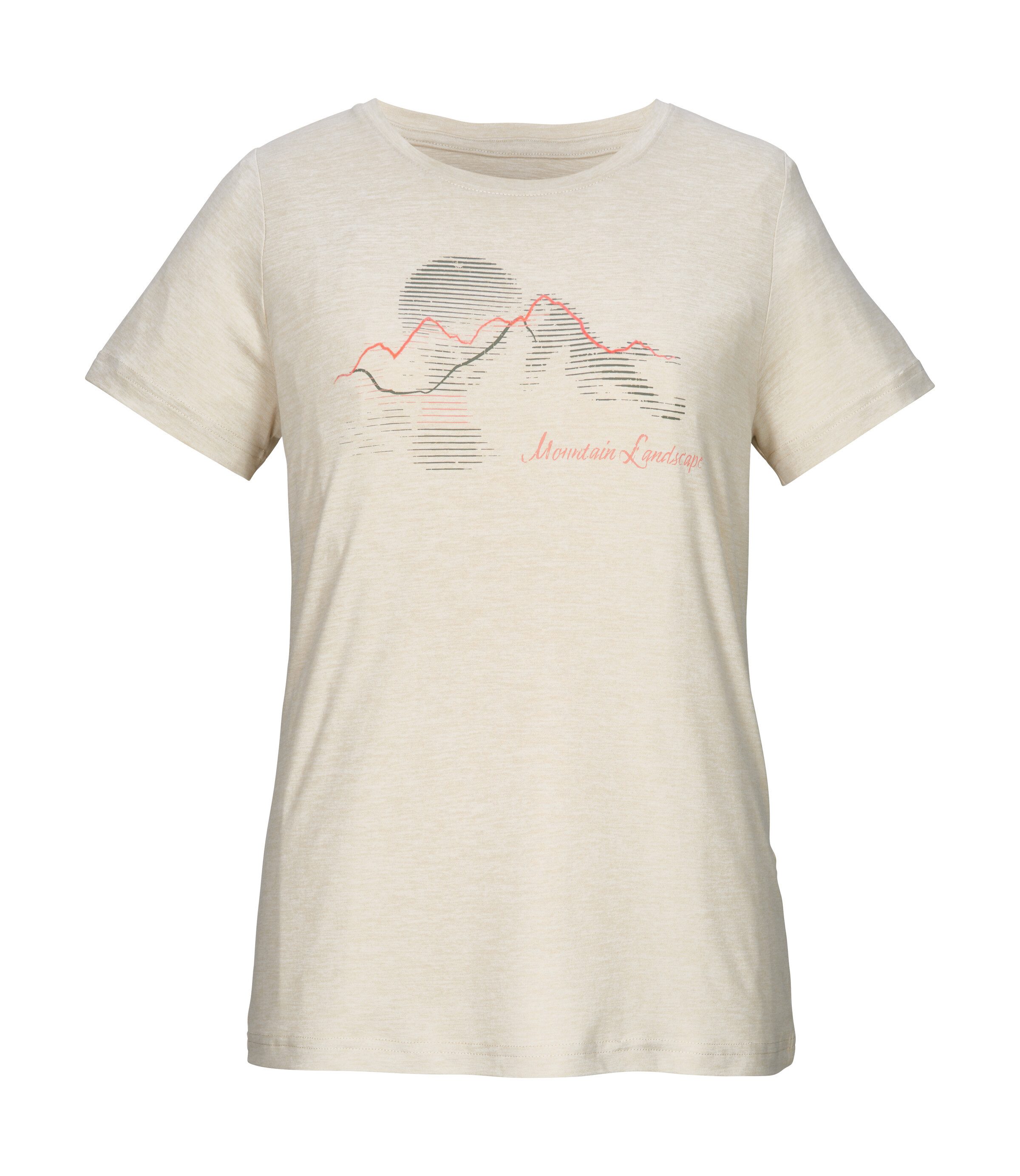 Killtec T-Shirt KOS 18 WMN TSHRT Leichtes, schnelltrocknendes Damen T-Shirt mit Stretch und Print