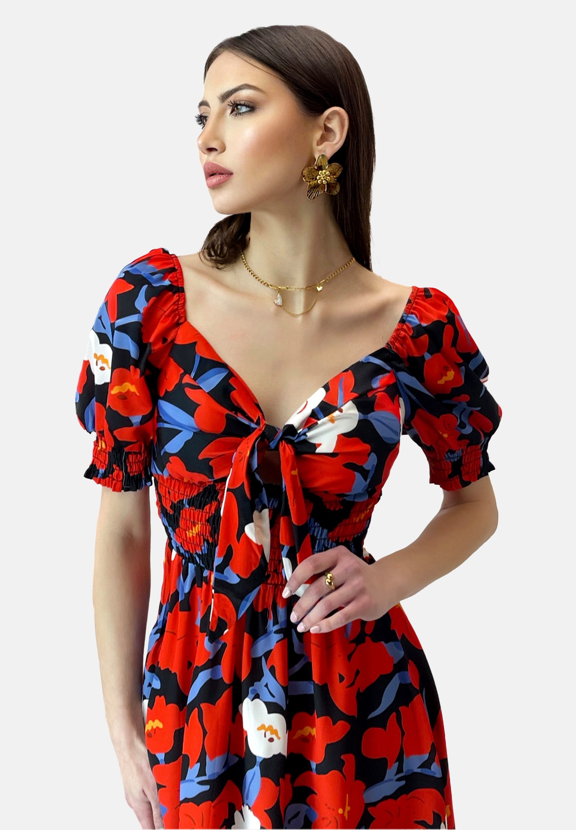 Elara Sommerkleid Elara Damen Sommerkleid (1-tlg) günstig online kaufen