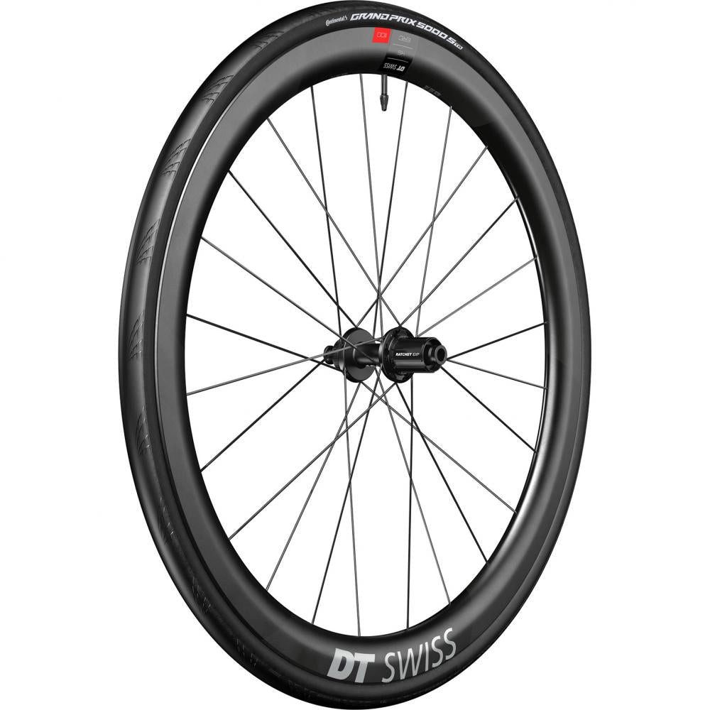 DT Swiss Laufrad DT Swiss Laufrad ERC 1100 Dicut Disc 622 x 45 mm Schwarz - aerodynamis
