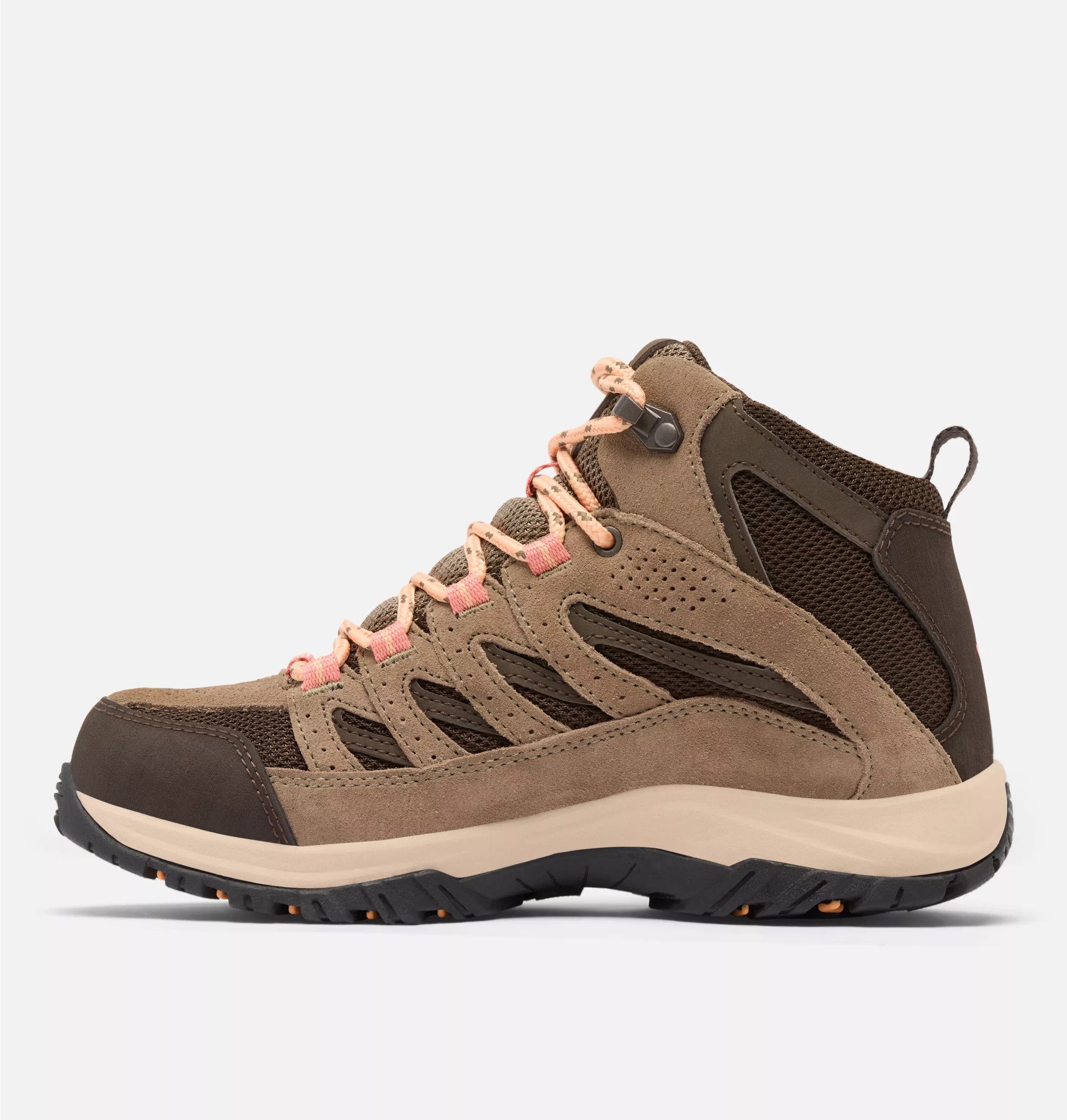 Columbia CRESTWOOD™ MID WATERPROOF Wanderschuh knöchelhohe Form, wasserdichte Ausführung, profilierte Gummilaufsohle