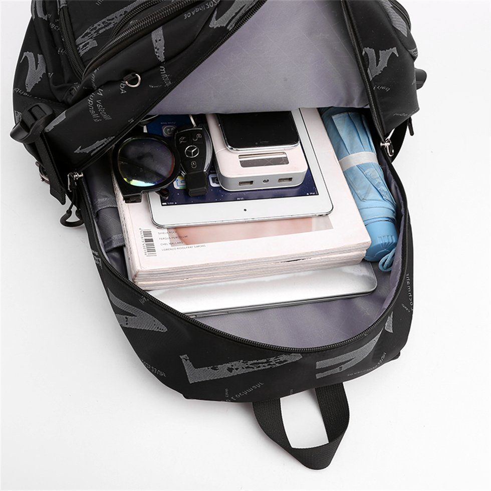 OKWISH Laptoprucksack Schulrucksack Business Rucksack Wasserbeständig Tasche (Laptop Notebook Tasche Rucksack, Sportrucksack, Anti-Diebstahl, Unitasche), Herren Damen Jungen Teenager Freizeit Arbeit Reisen