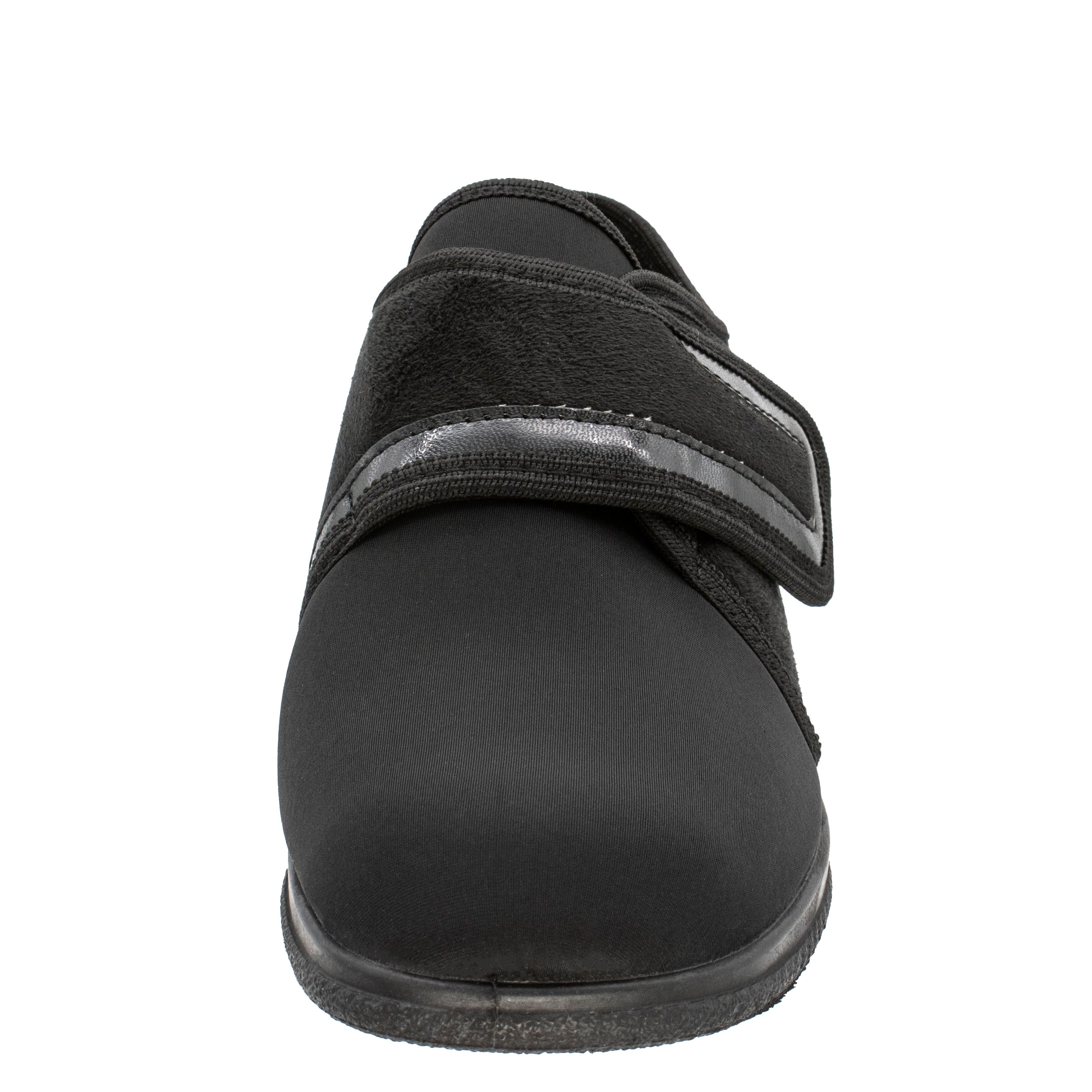 Fischer-Markenschuh Margot Klettschuh aus Stretchmaterial/Velour, Ledereinlegesohle herausnehmbar, Weite H – Bild 4 von 5
