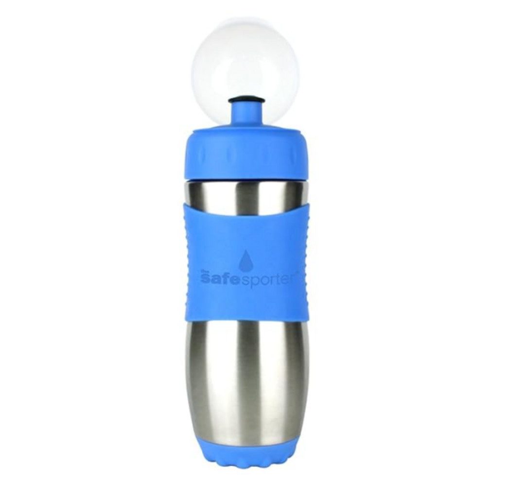 Trinkflasche Wasserflasche Edelstahl Sportflasche 475ml Spülmaschinenfest Blau