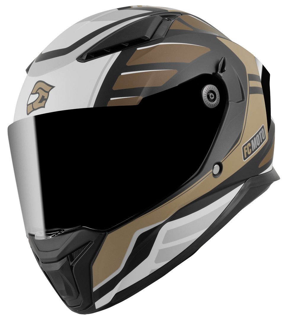 FC-Moto Motorradhelm FF130SV Cavion Helm, vorbereitet für Pinlockscheibe,herausnehmbares Innenfutter,integr