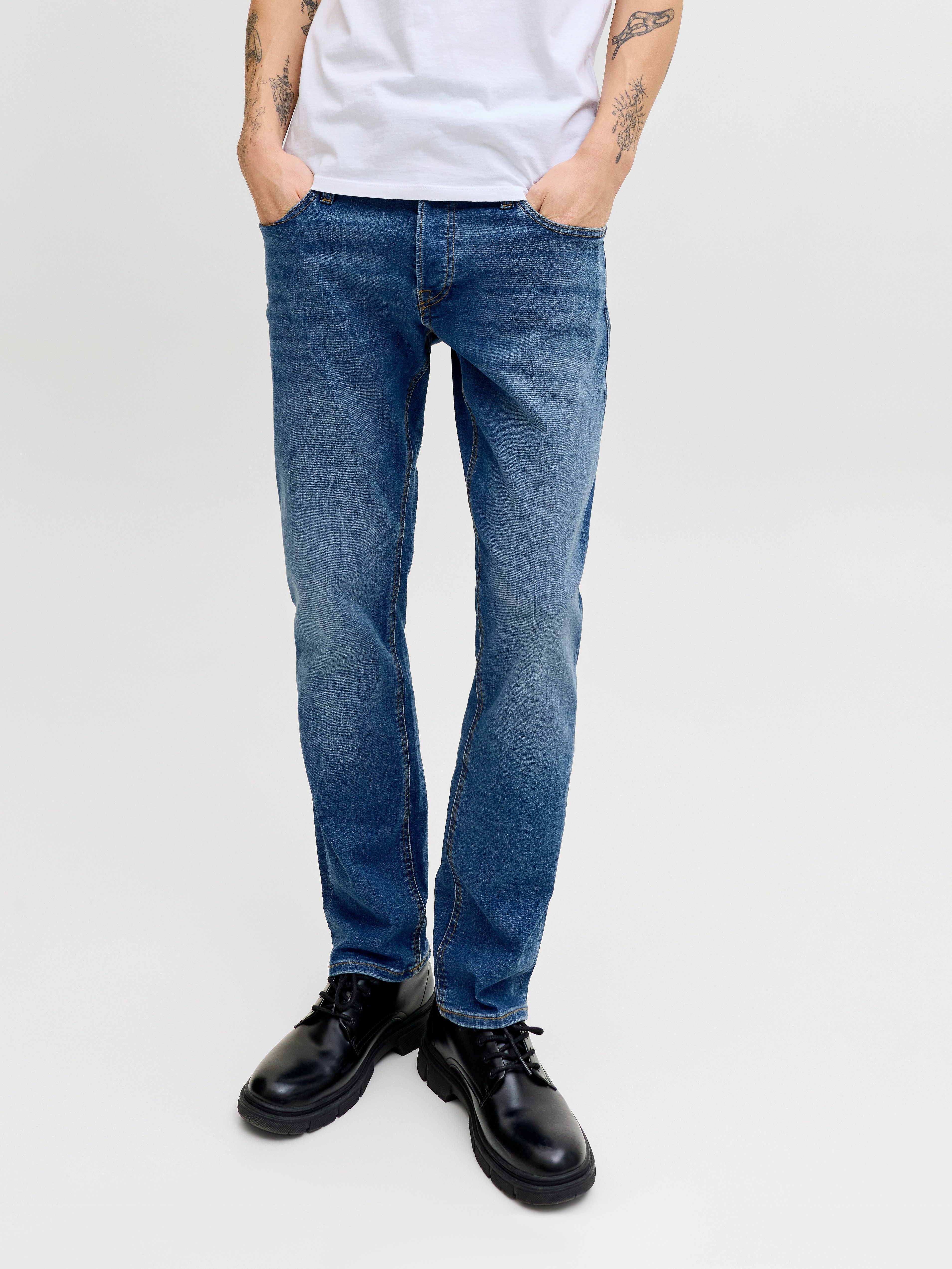 Jack & Jones Slim-fit-Jeans JJIGLENN JJORIGINAL SQ 270/223 2 PK MP (Packung, 2-tlg)