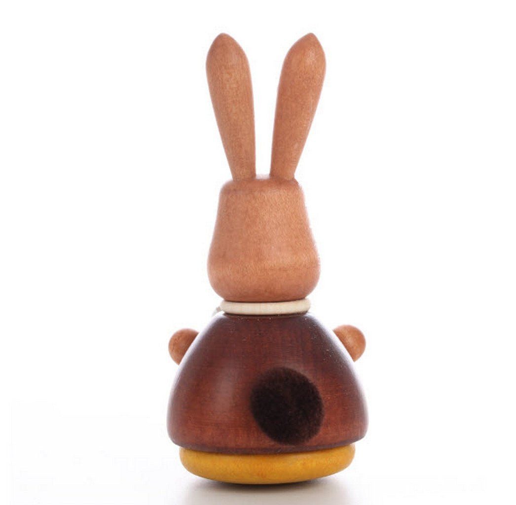Christian Ulbricht Dekofigur Ulbricht Wackelmännchen - Wackelhase mit Babys natur - 9.8cm