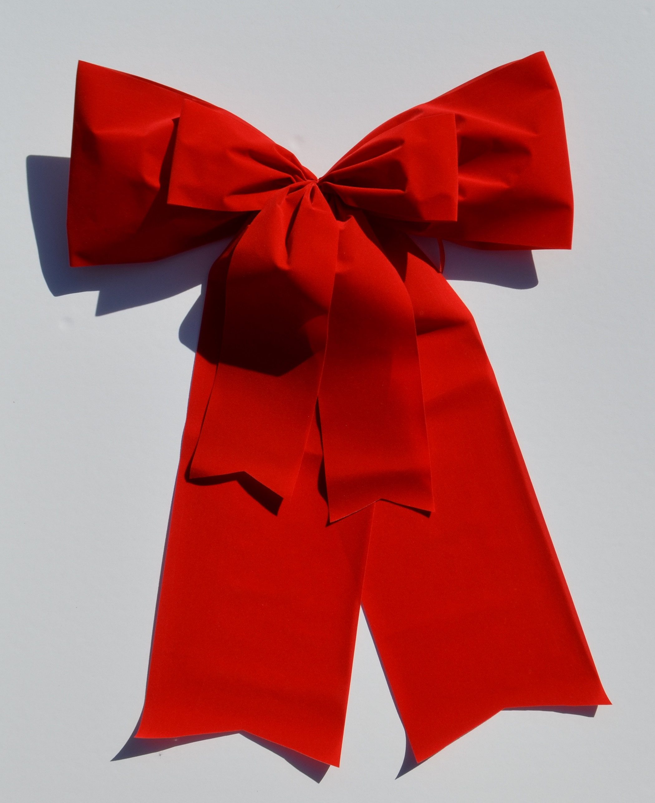 Schleifenparadies Geschenkpapier wetterfeste große und elegante rote Schleife, Geschenkschleife, robuste, elegante Schleife für Geschenke, für Innen und Außenbe – Bild 4 von 4