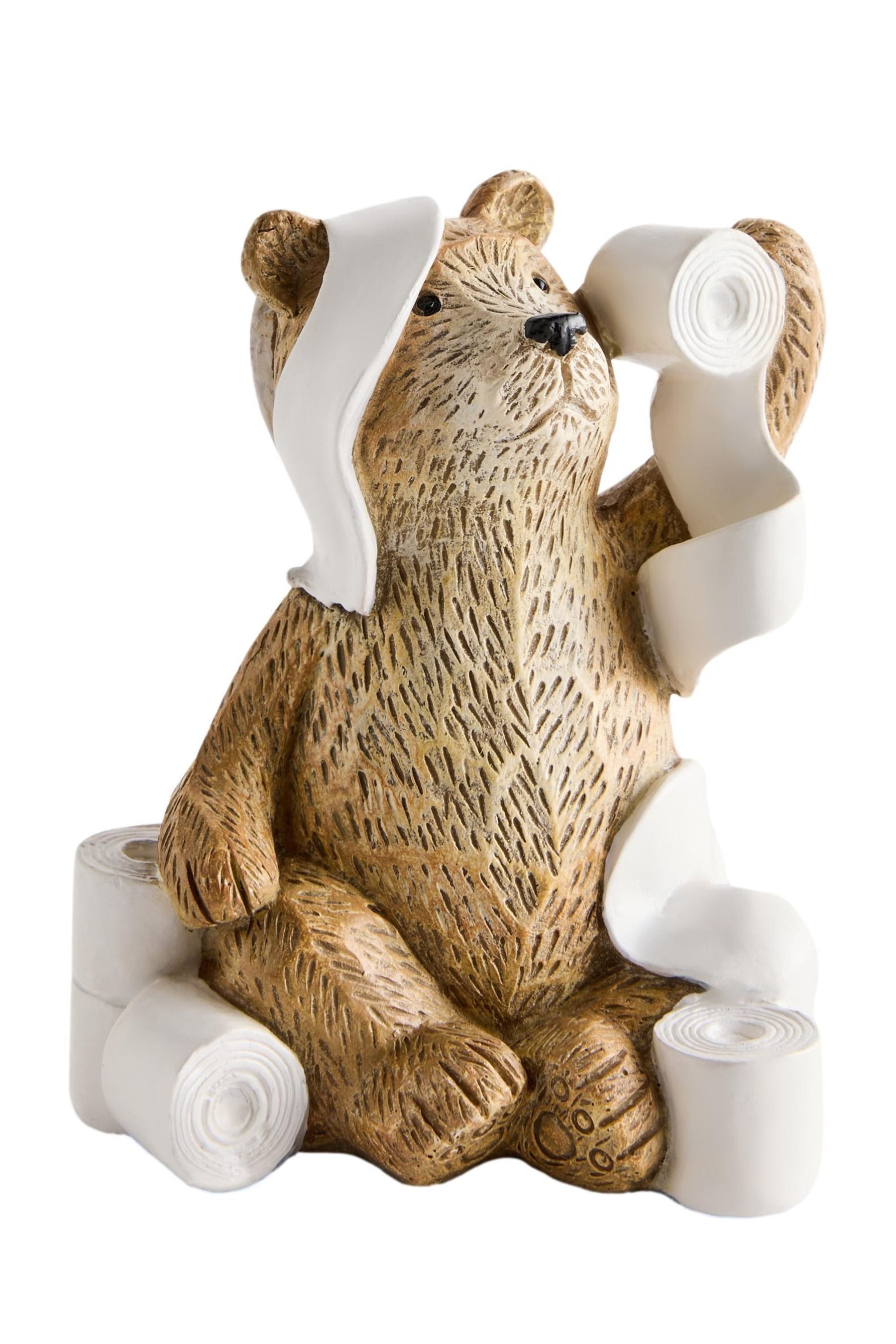 Dekoobjekt Bertie Bear WC-Rollen-Deko