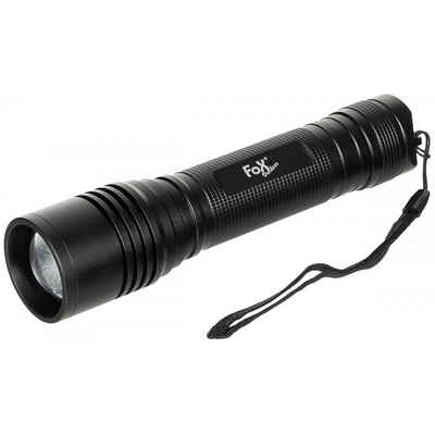 FoxOutdoor LED Taschenlampe 26372 - Stablampe Security - schwarz