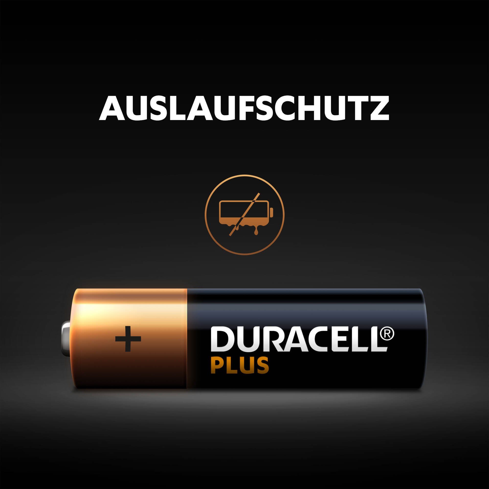 Duracell Plus LR6 St) (4 Pack Batterie, 4er