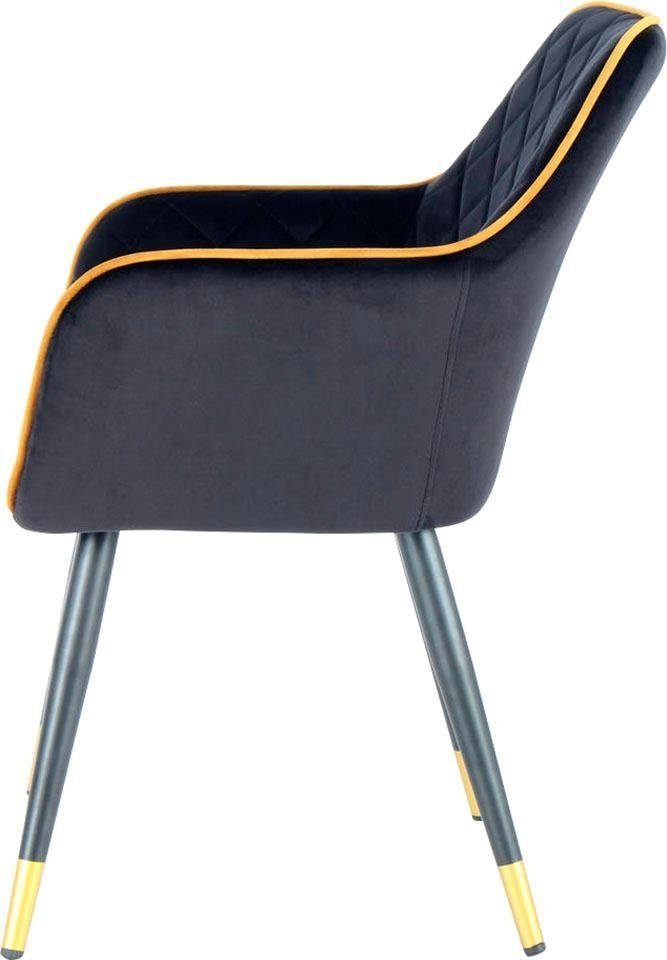 Stuhl schwarz/gold (1 Kayoom Amino 525, Stück)