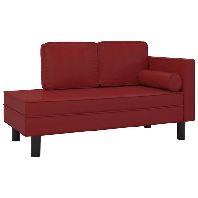 vidaXL Sofa Ottomane Liegesofa Recamiere Sofa Couch 2 Sitzer Weinrot Kunstleder  - Onlineshop Otto