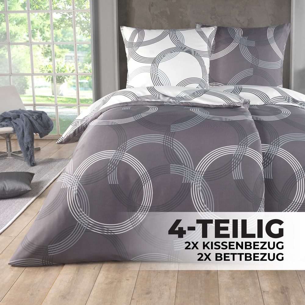 Kuscheli Bettwäsche 2x 135x200 + 2x günstig online kaufen