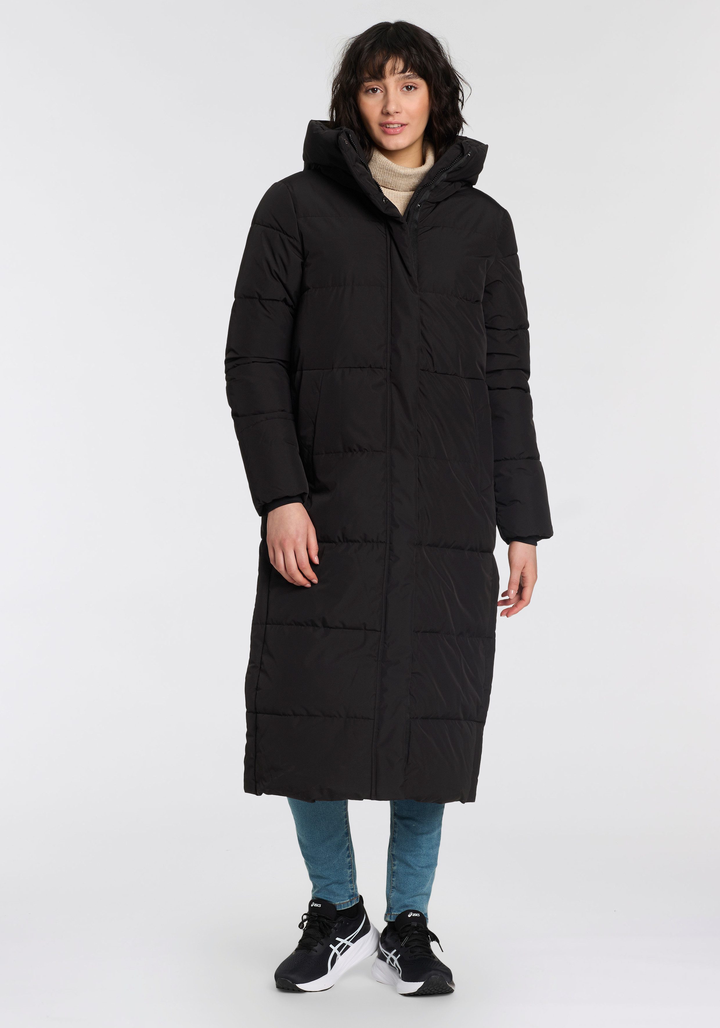 Icepeak Steppmantel ADDIA (1-tlg) mit Markenlederpatch günstig online kaufen