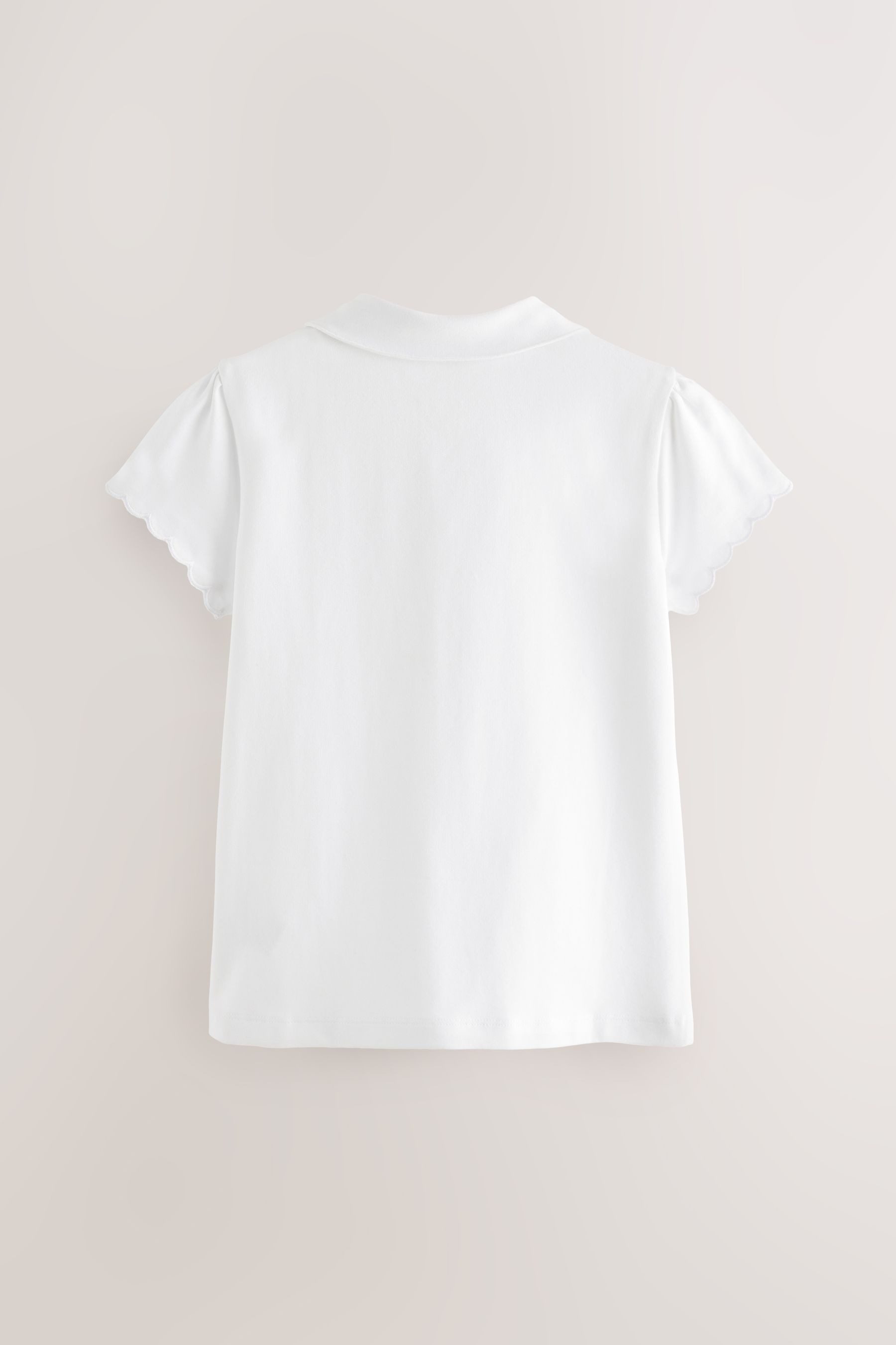 Next Poloshirt Jersey-Poloshirts mit Bogenkantendesign, 2er-Pack (2-tlg)