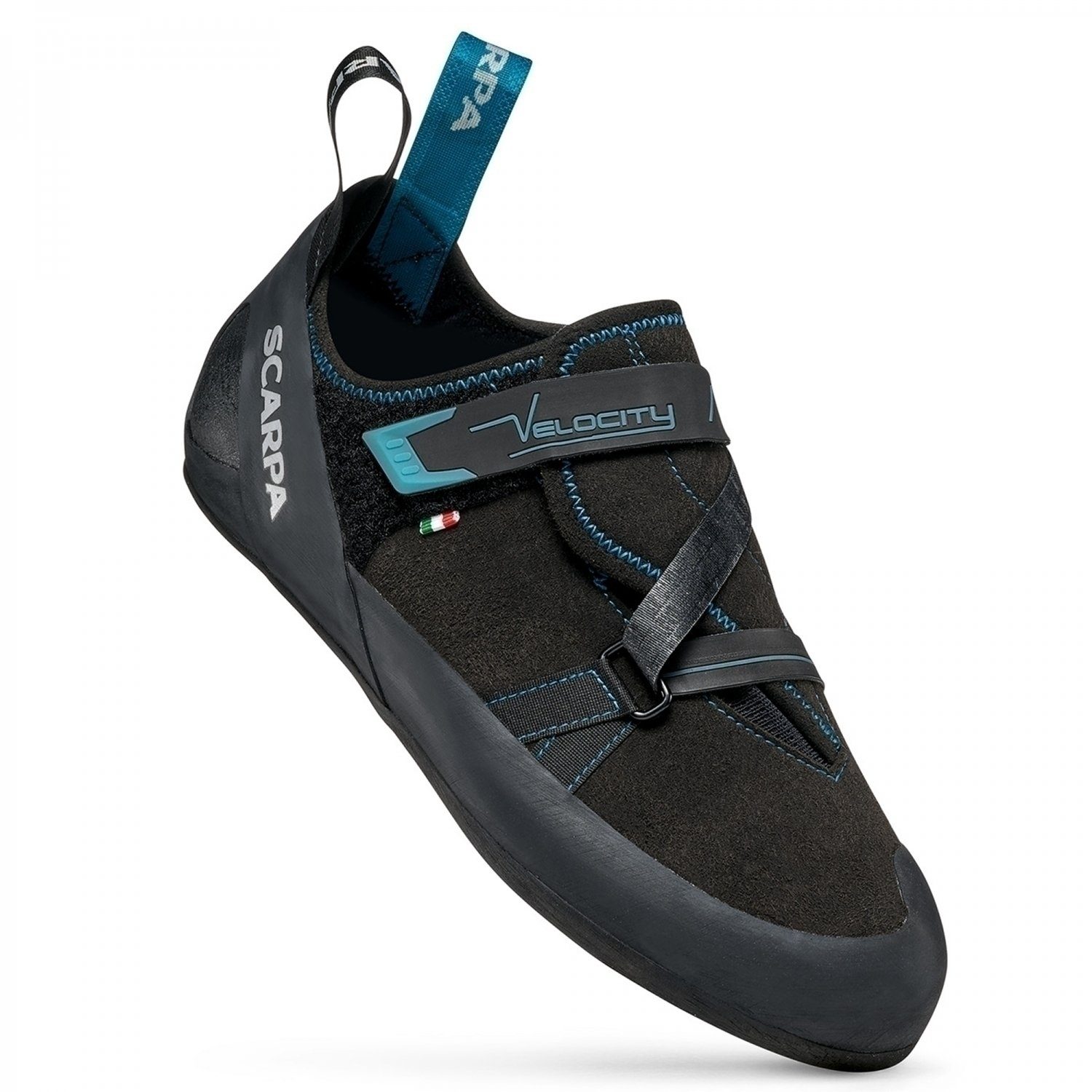 Scarpa Velocity Herren Kletterschuh schwarz/blau Kletterschuh