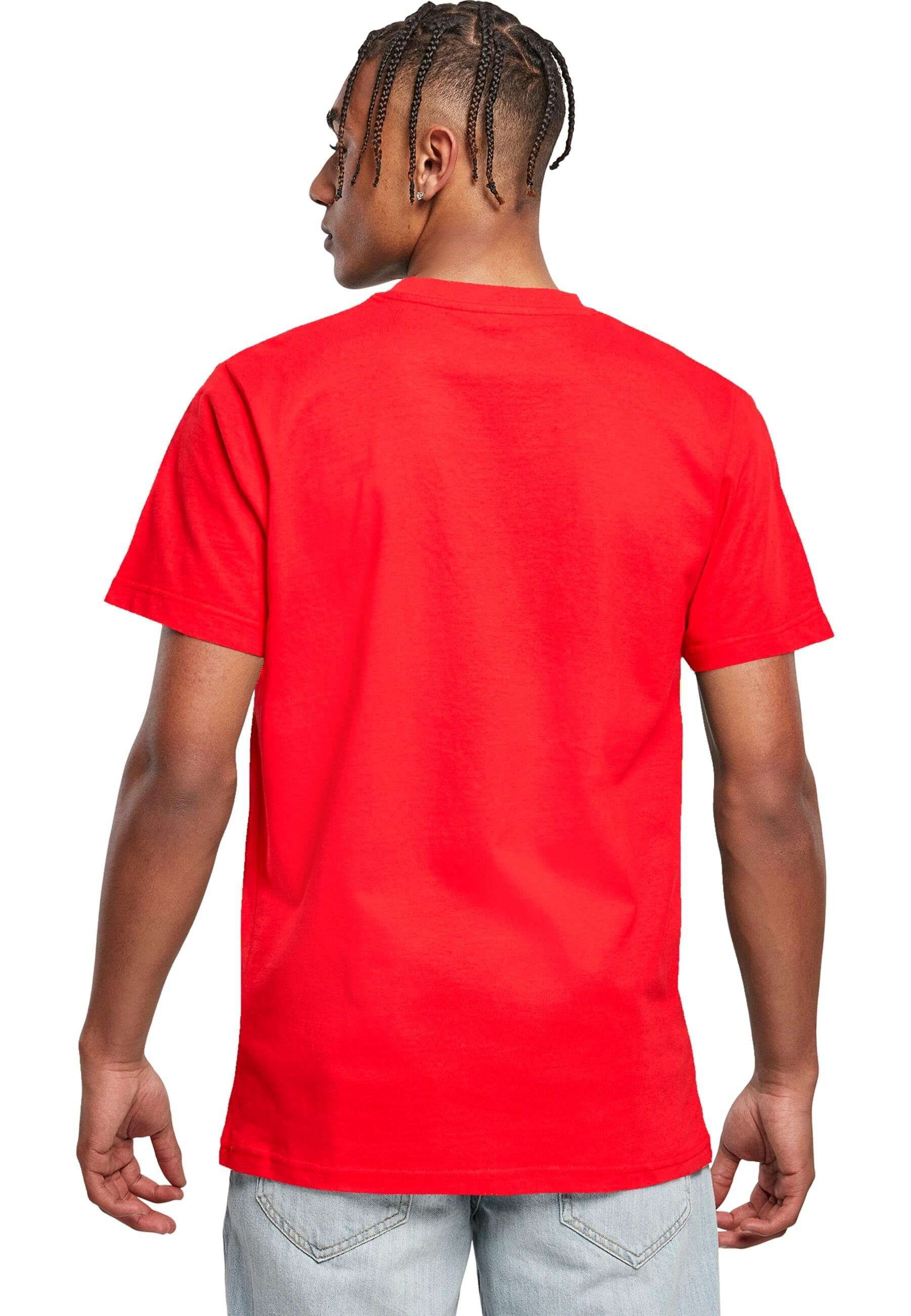 Merchcode T-Shirt Herren Peanuts cityred - Neck (1-tlg) Strength club Round T-Shirt