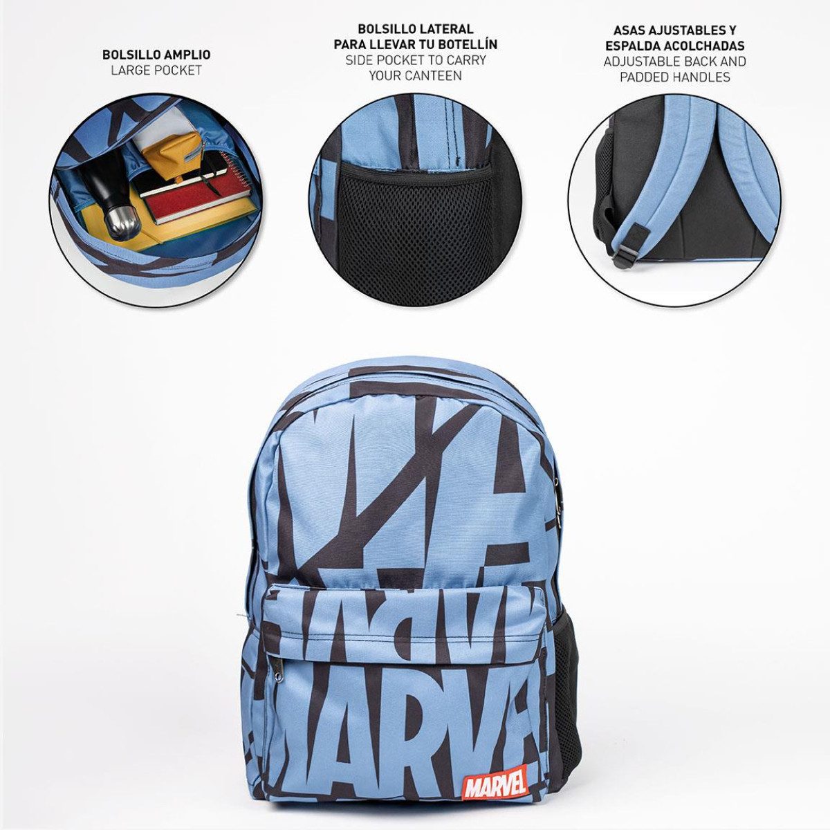 Cerda Rucksack Marvel Rucksack Erwachsene Freizeitrucksack Polyester Fan Tasche