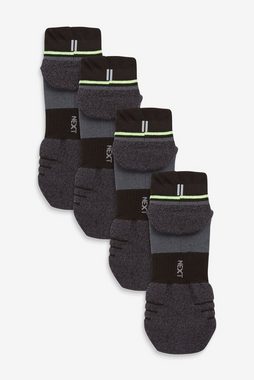 Next Füßlinge Next Active Gepolsterte Socken im 4er-Pack (4-Paar)