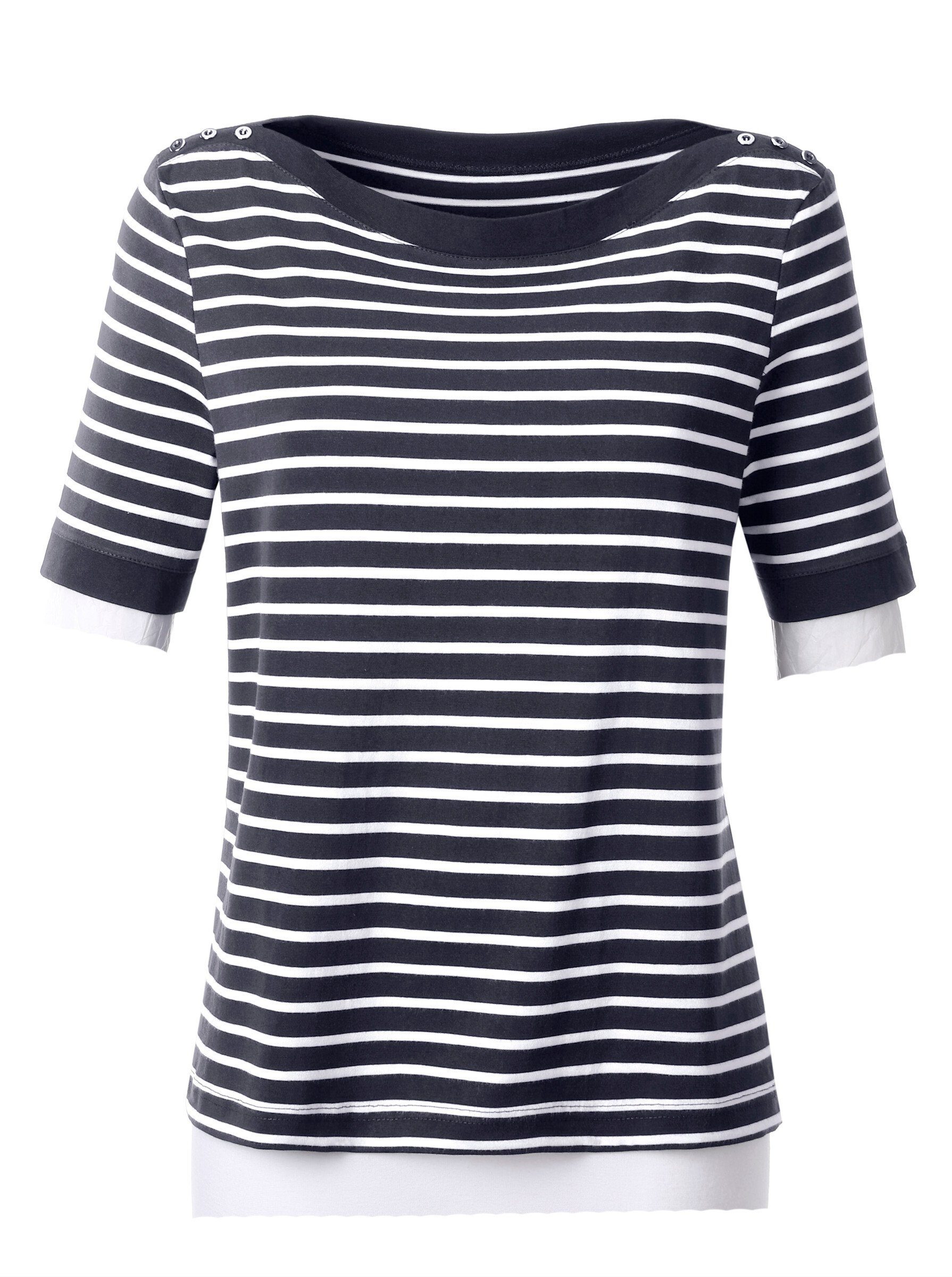 Casual Looks Kurzarmshirt "Shirt", (1 tlg.) günstig online kaufen