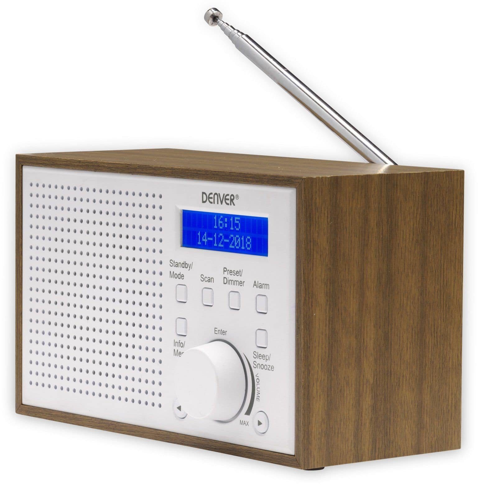 DAB Digitalradio UKW Radio Bluetooth Radiowecker Denver DAB-48