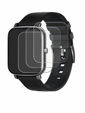 Savvies Schutzfolie für Ibetter Smartwatch 1.69", Displayschutzfolie, 6 Stück, Folie klar